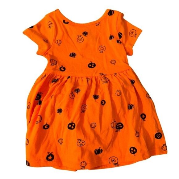 🎃 NWT Cat & Jack 12M Pumpkin Dress - Picture 9 of 15